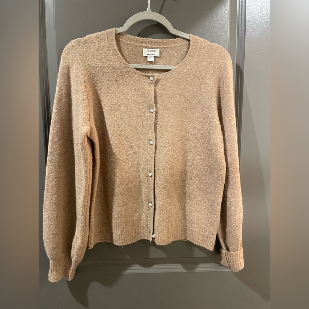 J Crew Pearl Button Cardigan